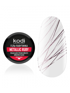 Spider gel for nails Kodi Professional Metallic Ruby, 4 ml